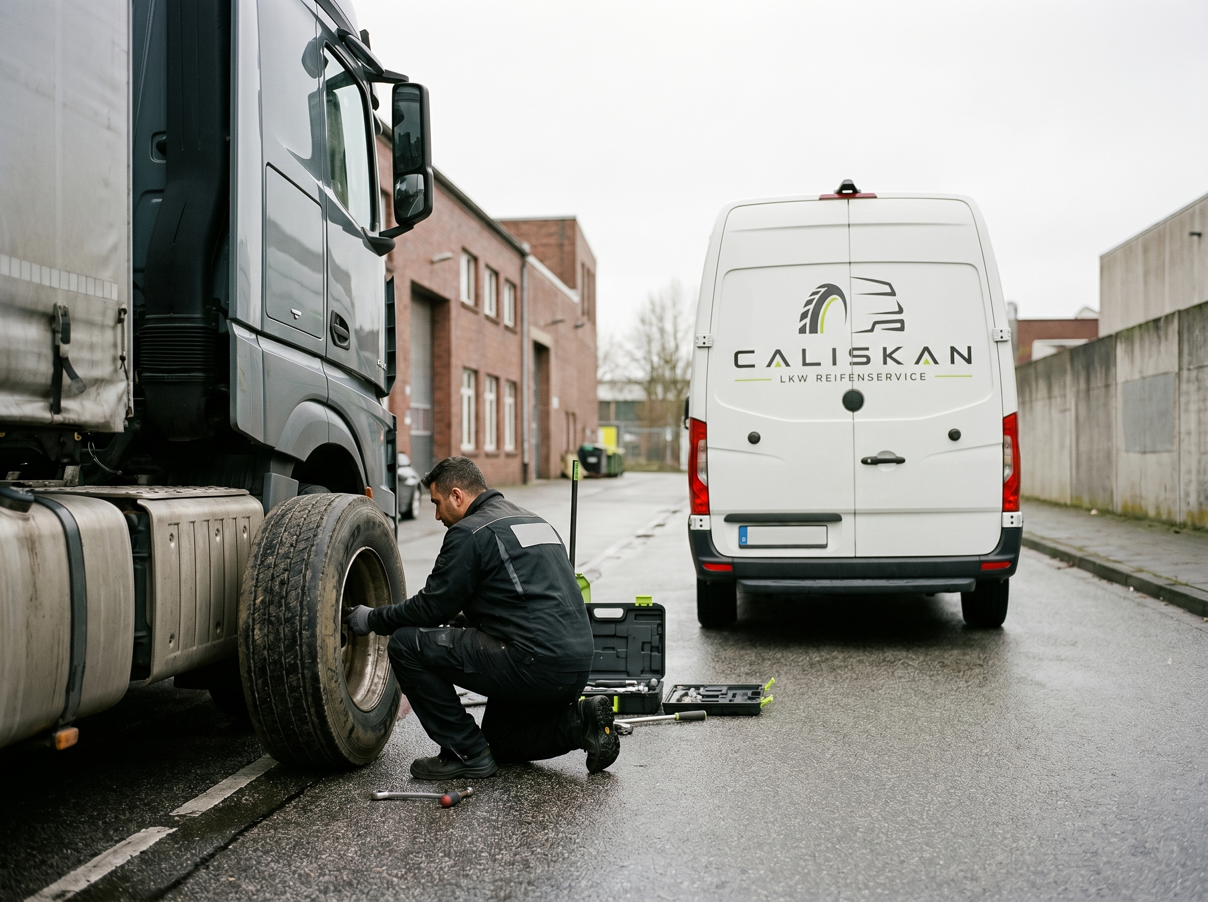 Mobiler Vor-Ort-Reifenservice